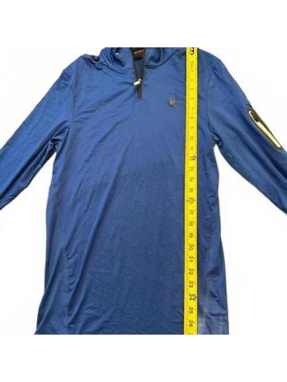Spyder Active Men's Medium Blue Long Sleeve Athletic Shirt